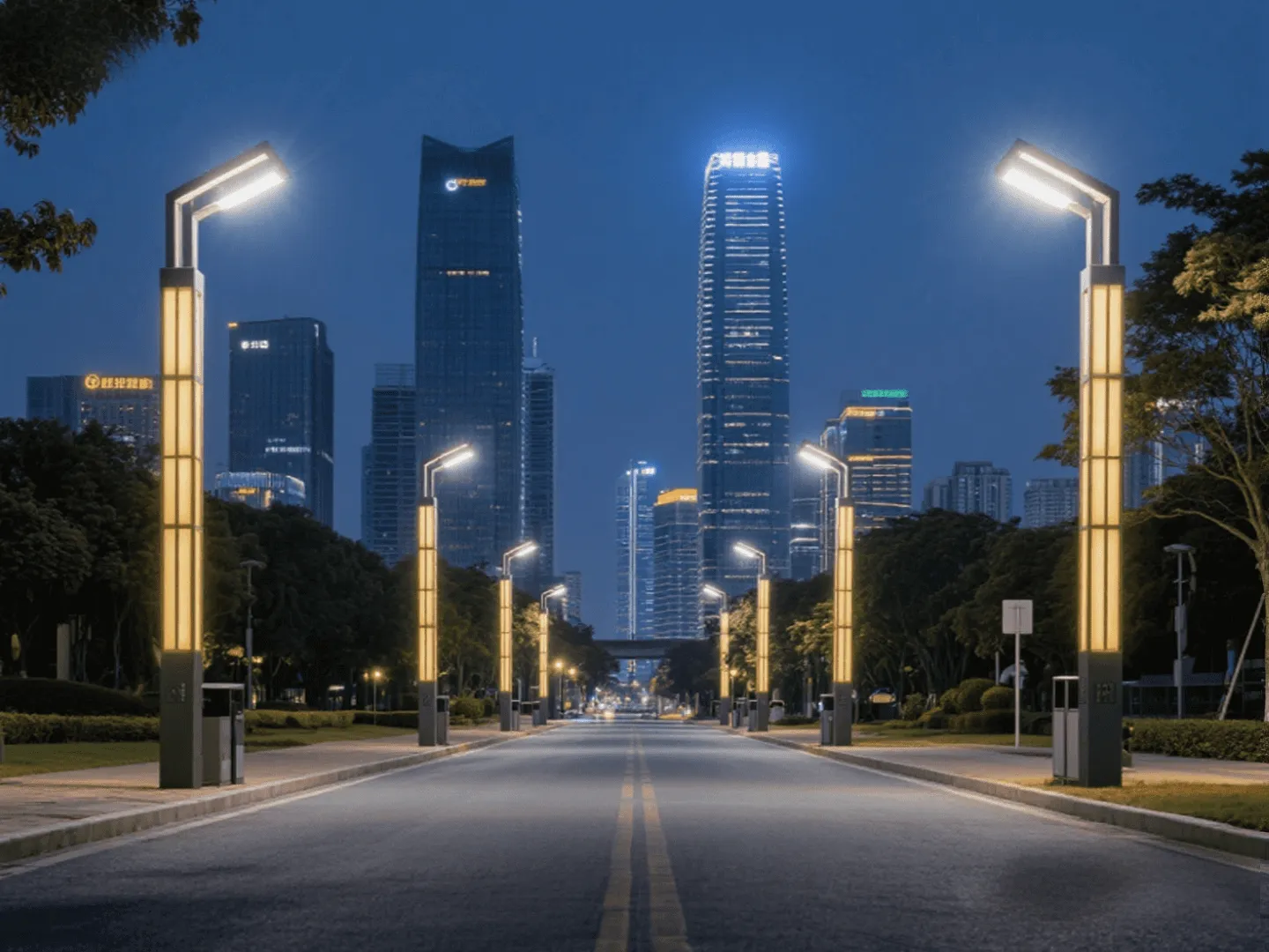 城市公共建设智慧照明